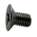 Suburban Bolt And Supply 1/4"-20 x 4-1/2 in Phillips Flat Machine Screw, Plain Stainless Steel A2320160432F